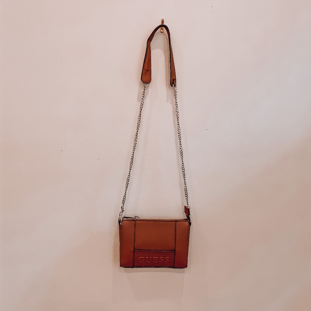 Brown Guess Crossbody Purse